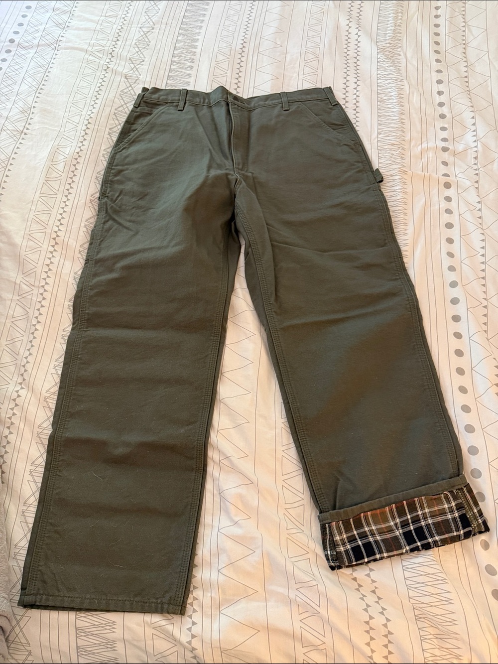 Carhartt Dark Olive Utility Cargo Pants